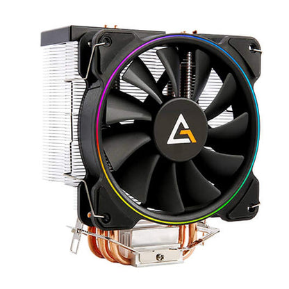 Antec CPU Cooler, A400 RGB, 4-Pin Connector PWM Silent Fan for Intel LGA 775/1150 / 1151/1155 / 1156/1366 / 2011/2066 & AMD Socket FM2 / FM1 / AM3+ / AM3 / AM2 + / AM2 / AM4