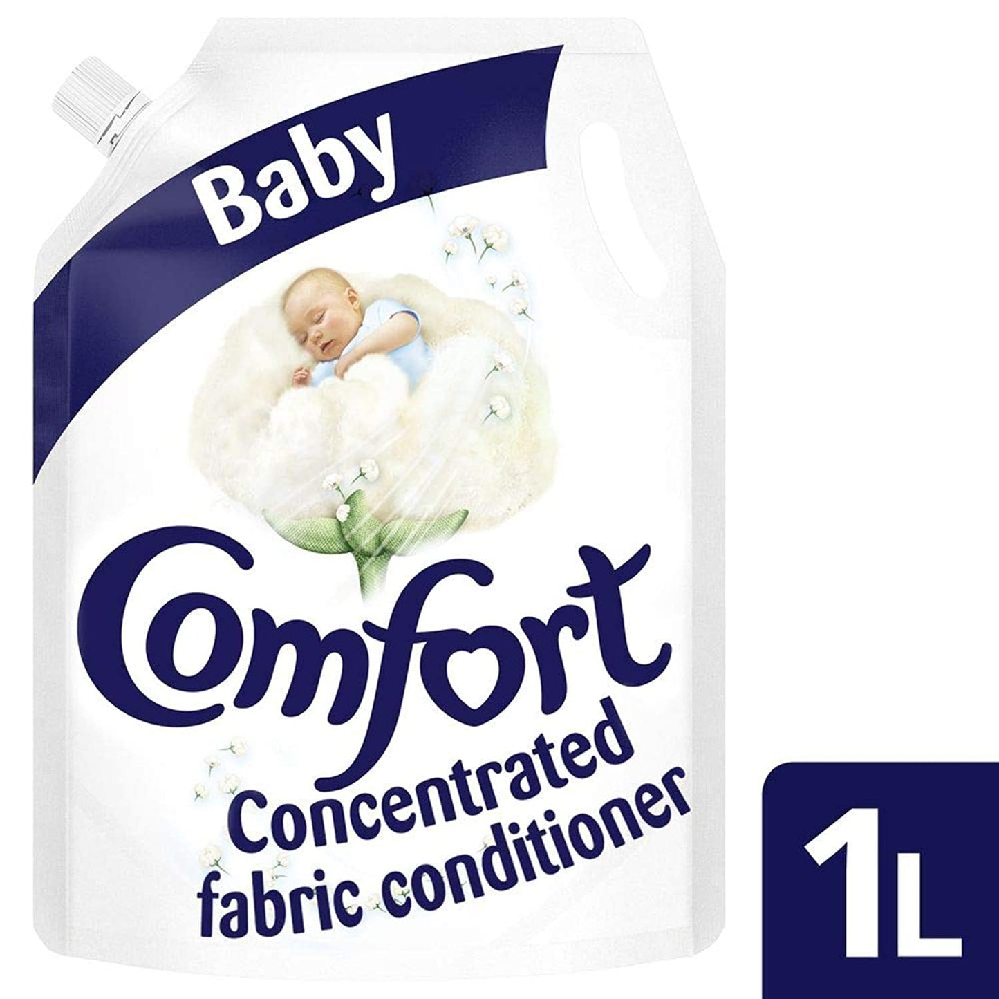 COMFORT Baby Concentrated Fabric Conditioner, dermatologically tested for sensitive skin, 1L x 12