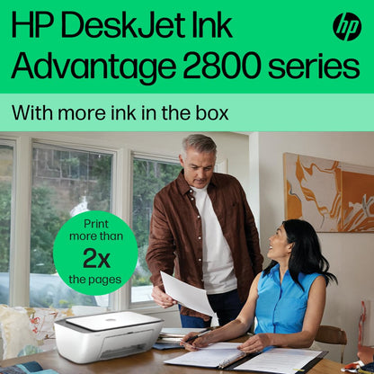 Hp Deskjet 2710 Printer, Print, Copy, Scan - White [5Ar83B]