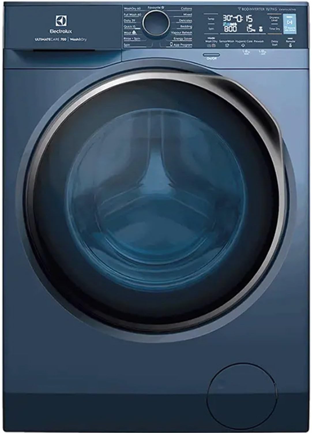 Electrolux Abaya Cycle 10/7 KG Washer Dryer, 1400 RPM, EcoInverter Motor, Fully Automatic Front Load Combo Washing & Drying Machine, 15 Programs - UltraMix/Delay Timer/SensiCare/Child Lock EWW1042R7MB