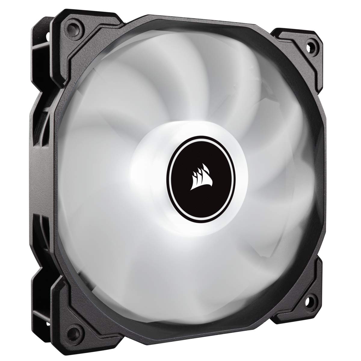 CORSAIR AF140 LED Low Noise Cooling Fan, Dual Pack - White, 140 mm