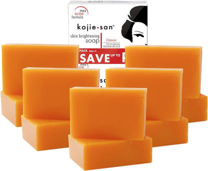 Kojie San 3 x 65G Kojie San Skin Kojic Acid Lightening Soap in Industry-leading Frustration Free Packaging