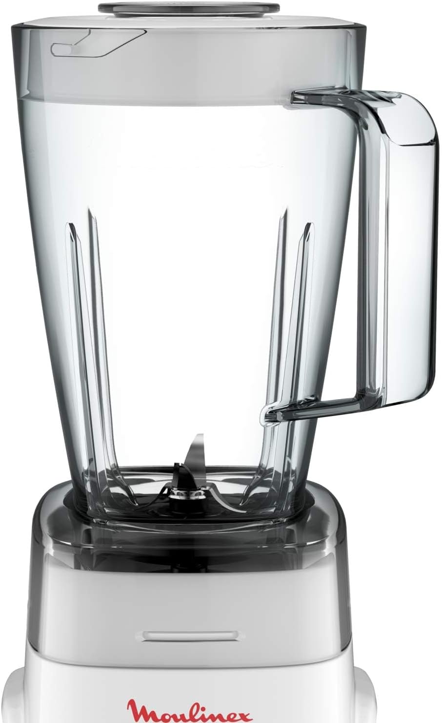 MOULINEX Blender | BlendForce XXL Jar 2.8 L Blender Smoothie Maker | Mixer | 600 W | 2 Attachments | 2.8L XXL Plastic Jar| 6 Powelix Blades | Ice Crush | 2 Speeds | 2 Years Warranty | LM458127