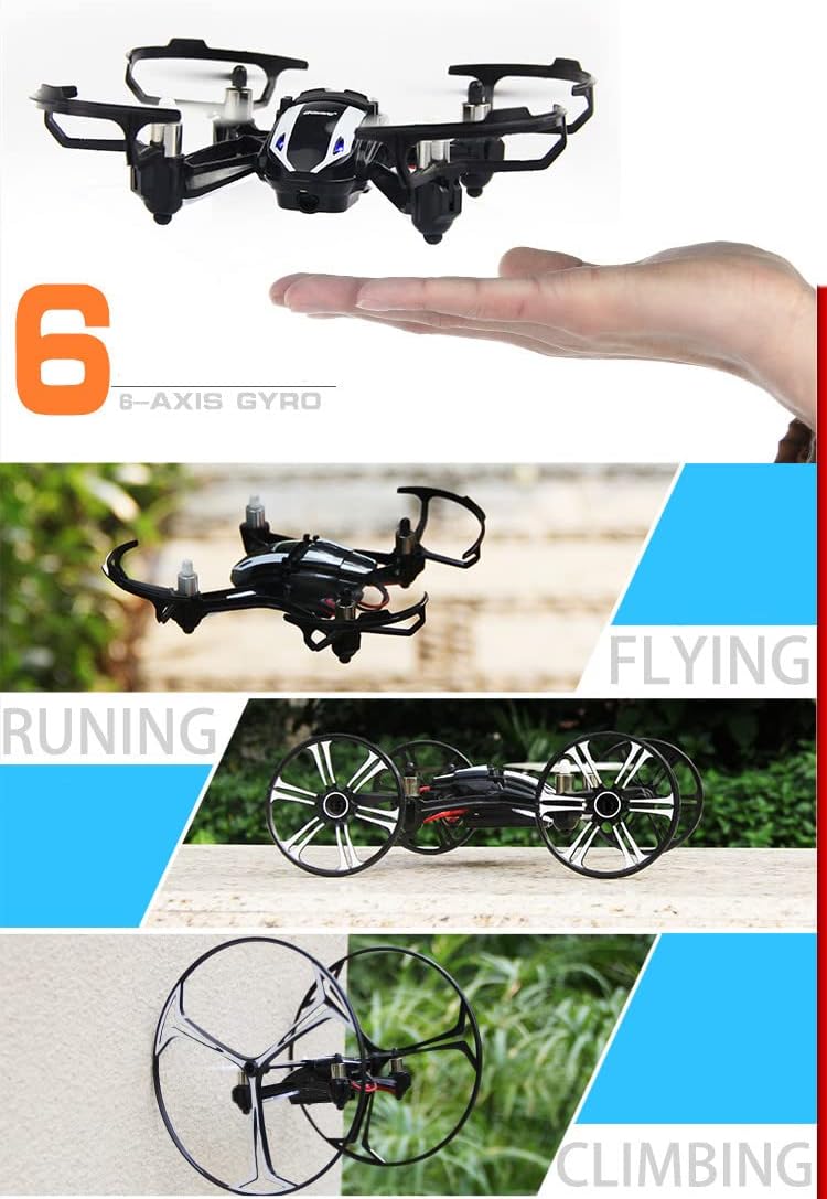 Fytoo Deformable Quadcopter HD Aerial Vehicle Remote Control Drone U841-1 HD Quadcopter Drone with HD 2MP Camera