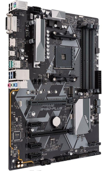 ASUS PRIME B550M-K (AMD B550) (Ryzen AM4) micro ATX motherboard with dual M.2, PCIe 4.0, 1 Gb Ethernet, HDMI/D-Sub/DVI, SATA 6 Gbps, USB 3.2 Gen 2 Type-A