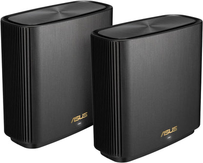 ASUS ZenWiFi XT9 AX7800 Tri-Band WiFi 6 Mesh WiFi System, 802.11ax, up to 5700 sq ft & 6+ rooms, AiMesh, Lifetime Free Internet Security, Parental Controls, Easy Setup, 2.5G WAN port