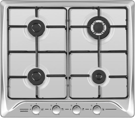 Daewoo - Table Top Cooker With 4 Gas Burners - DGT-S664T - 1 Year Warranty., One Size