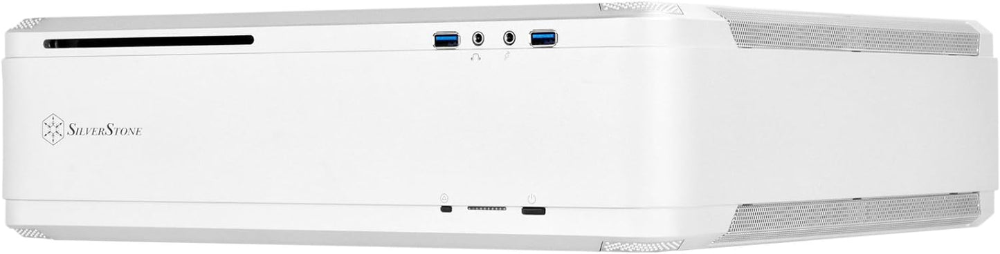 SilverStone Technology Gaming Slim Computer Case for Mini-Itx with Integrated RGB Lighting Cases (SST-RVZ03B-USA)