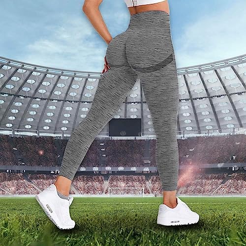 VITION High Waisted Leggings for Women Scrunch Butt Lifting TIK Tok Yoga Pants,Workout Anti Cellulite Tummy Control Tights