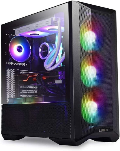 Lian-Li LAN2MRX Tempered Glass Atx Case, Black