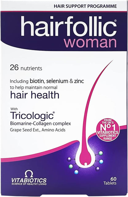 Vitabiotics Hairfollic Woman, 60 Tablets