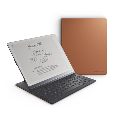 reMarkable Type Folio – Keyboard Cover for Your Paper Tablet – No Charging or Cables – US English (Sepia Brown), RM710