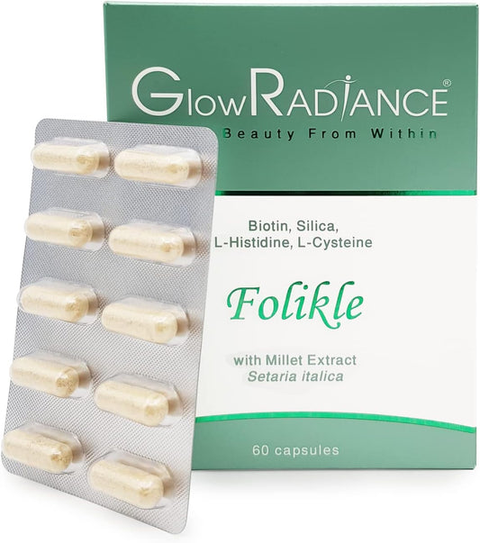Glow Radiance Folikle For Stronger and Healthier Hair -60 Caps