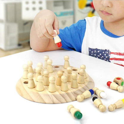 ZYZY Kid's Wooden Memory Chess Game