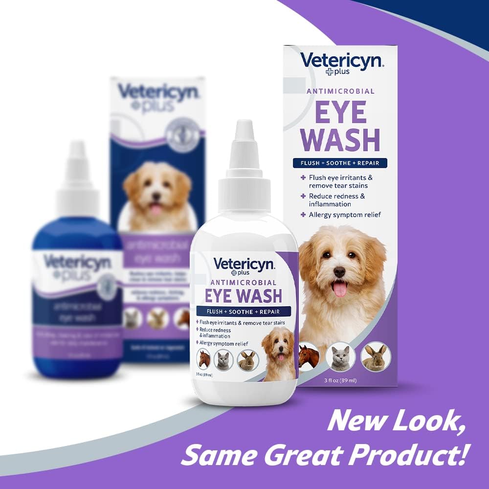 Vetericyn Plus Antimicrobial Eye Wash 3oz