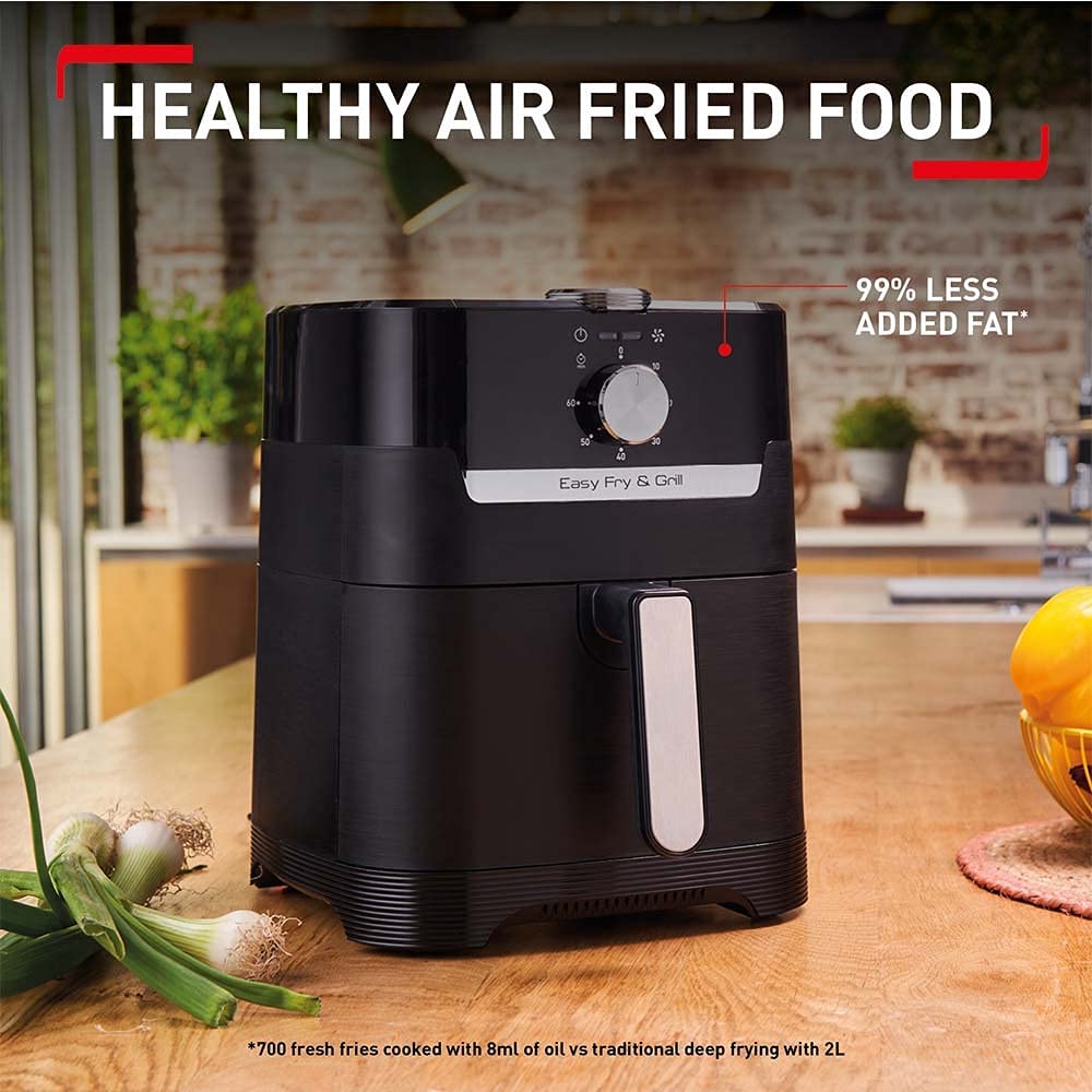 TEFAL Air Fryer | Easy Fry Essential |3.5 L Capacity | 1430W | Healthy Cooking |Adjustable Temperature | 2 Years Warranty | EY130840