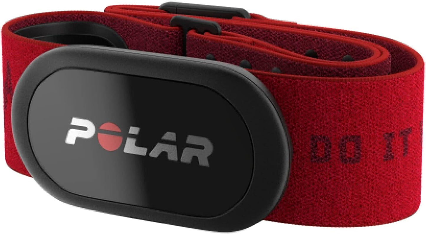 Polar H10 Heart Rate Monitor – ANT+, Bluetooth - Waterproof HR Sensor with Chest Strap - Built-in memory, Software updates - Works with Fitness apps, Cycling computers, Black, M-XXL