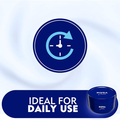 NIVEA Moisturising Cream, Universal All Pourpose Moisturizer for Face Body Hands, Tin 400ml