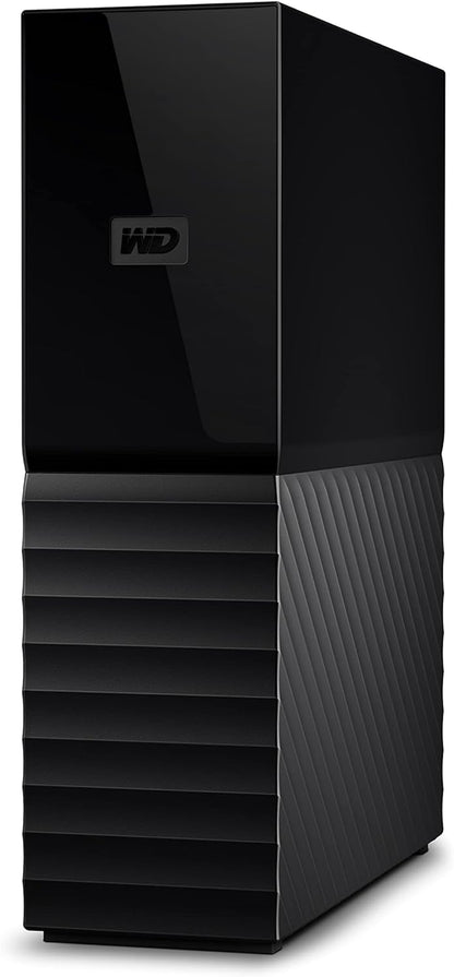 Western Digital WD 18 TB My Book USB 3.0 Desktop Hard Drive with Password Protection and Auto Backup Software, Black WDBBGB0180HBK EESN