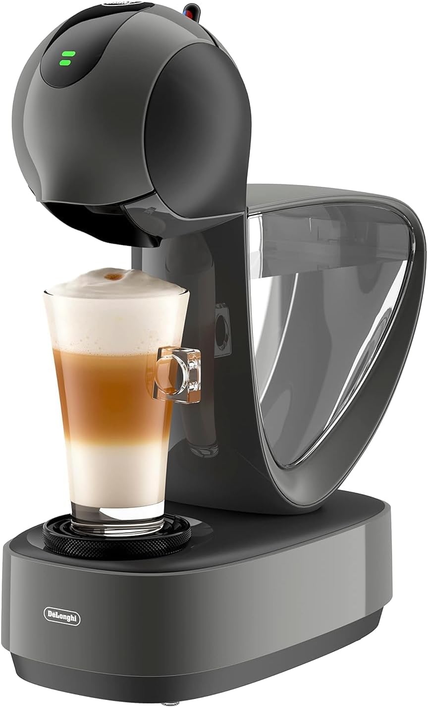 Nescafe Dolce Gusto by De'Longhi INFINISSIMA Touch Automatic Capsule Coffee Machine with Compact & Powerful up to 15 Bar Pressure, Cappuccino, Tea, Hot Chocolate & Espresso Coffee Maker EDG268.W White