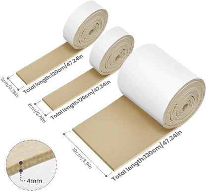 Furniture Pads Floor Protectors Felt Pads for Furniture Feet Self Adhesive Felt Furniture Pads Premium Anti Scratch Floor Protectors for Chairs Beige 3 Rolls