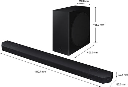 Samsung 3.1Ch Wireless Soundbar with Dolby Digital/DTS Virtual:X In Built Subwoofer Bluetooth Connectivity - HW-B650/ZN