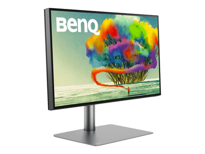 BenQ PD2725U 27 Inch 4K HDR Monitor for Mac/Designers, 3840 x 2160 UHD, IPS, Thunderbolt 3, USB-C(65W), Rec.709, sRGB, Display P3,DCI P3, CAD/CAM, Factory Calibrated, AQCOLOR, USB Hub, KVM, ICC Sync