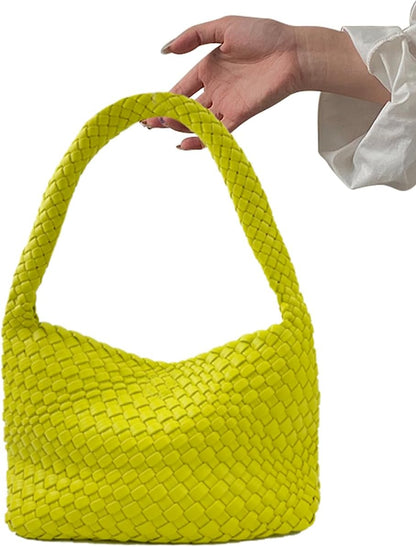 Fashion Designer Handbags and Purses Women Shoulder Bag Casual Versatile Hand Woven Shopping Totes Ladies Underarm Bags