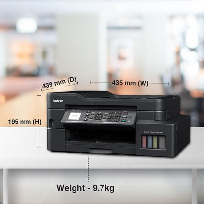 Brother Wireless All In One Ink Tank Printer, MFC-T920DW, Automatic 2 Sided Features, Mobile & Cloud Print And Scan, Network Connectivity, High Yield Ink Bottles