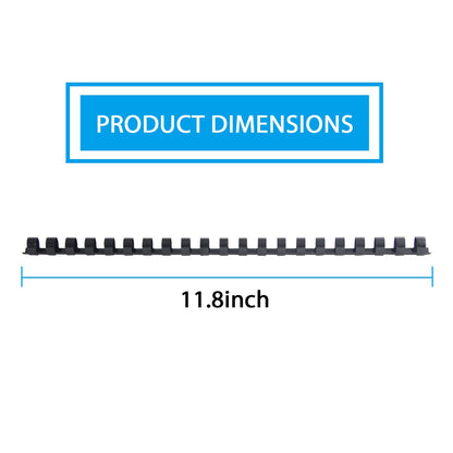 TIANSE Binding Machines, 21-Holes, 450 Sheets, Comb Bind Machine Book Maker with 100 PCS 3/8'' Comb Binder Spines Starter Kit, Comb Binding Machine for Letter Size, A4, A5 or Smaller Sizes