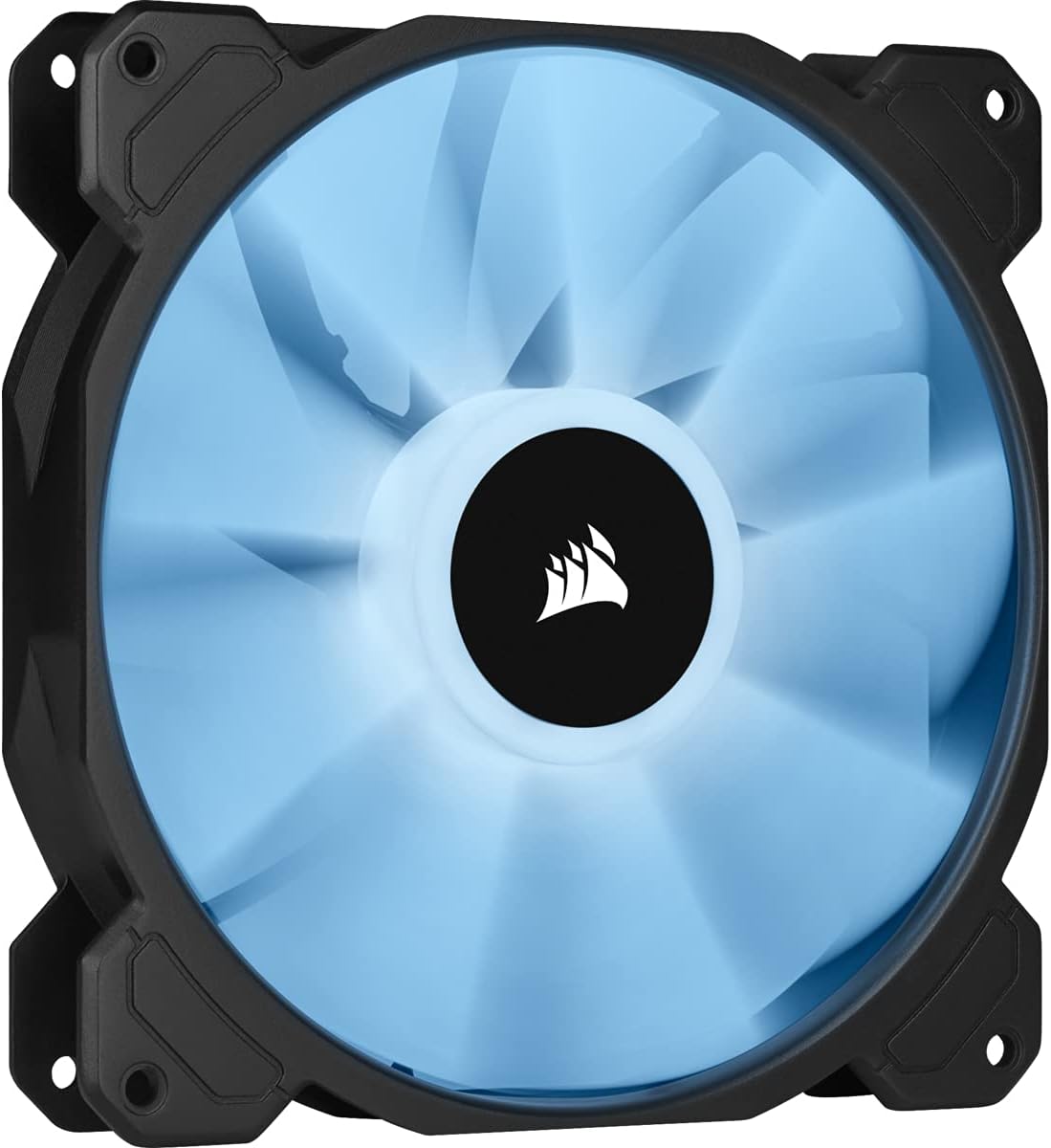 Corsair SP Series, SP120 RGB ELITE, 120mm RGB LED Fan with AirGuide, Single Pack, BLACK