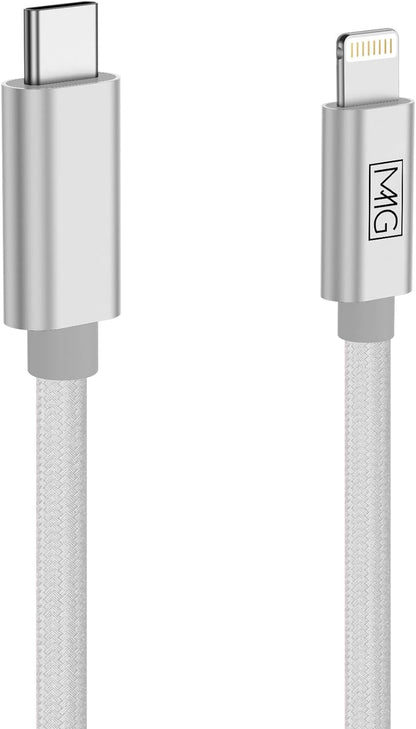 MMG USB C lightning Cable 2-Meter, Fast iPhone Charging Cable for iPhone 14/14 Pro/14 Plus/14 Pro Max, iPad Pro, iPhone 8-13 Series (Non-Braided)