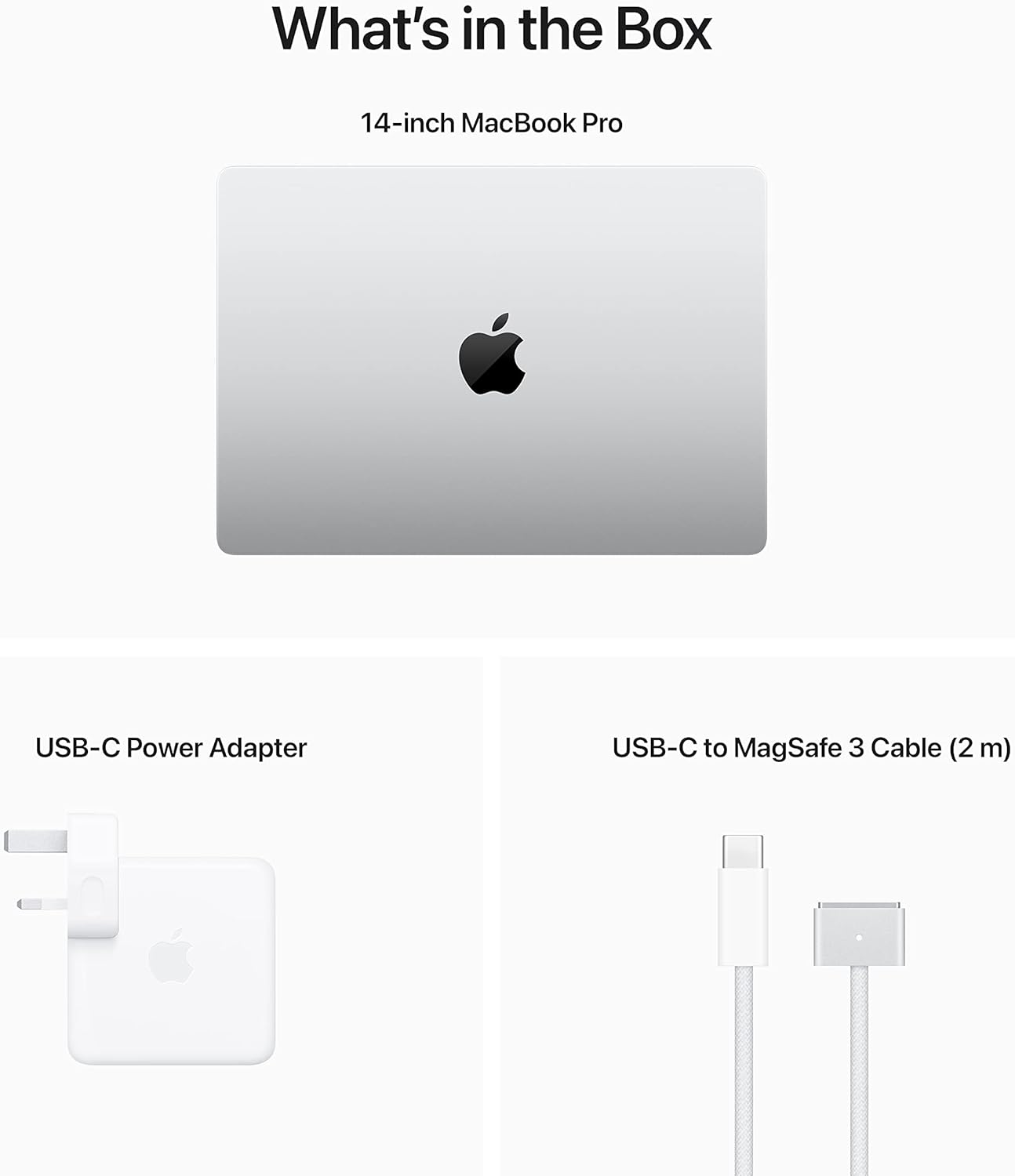 Apple 2023 MacBook Pro laptop with Apple M2 Pro chip with 12‑core CPU and 19‑core GPU: 14.2-inch Liquid Retina XDR display, 16GB, 1TB SSD storage. Works with iPhone/iPad; Silver; English - CaveHubs