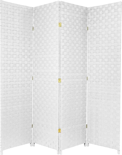 EASTLAKE Wu-Xi Room Divider,Partition 4 Doors- Full White