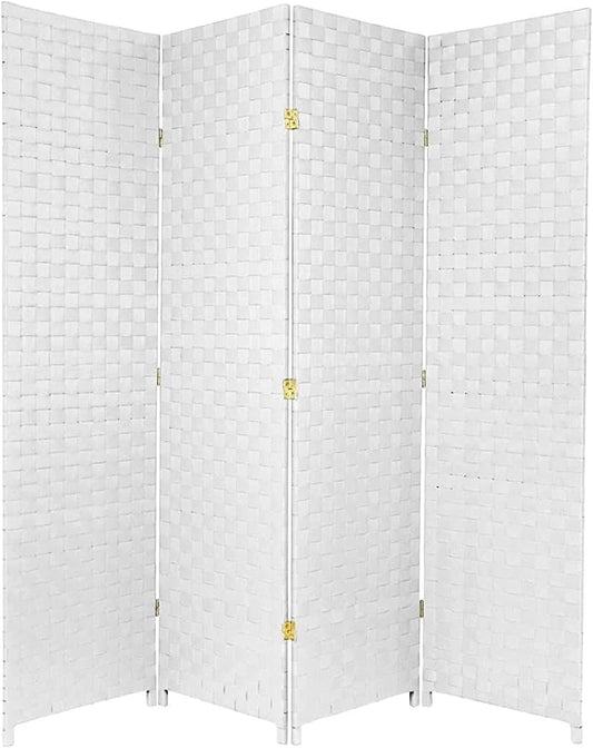 EASTLAKE Wu-Xi Room Divider,Partition 4 Doors- Full White