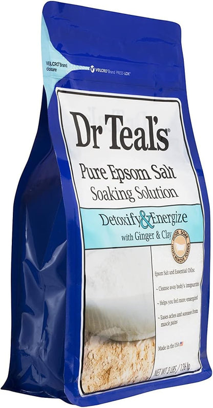 Dr Teal'S Epsom Relax Salt And Relief With Eucalyptus Spearmint, 1.36 KilogRAM