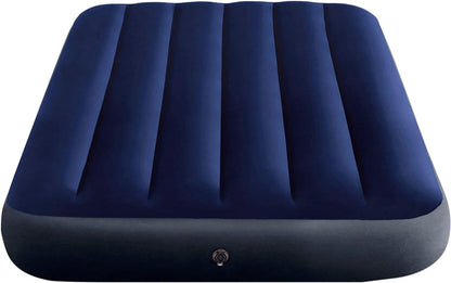 Intex Dura-Beam Series Classic Downy Airbed, Blue, Twin,64757