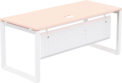 Mahmayi Vorm 136-18 White Modern Workstation Material-Melamine on MDF