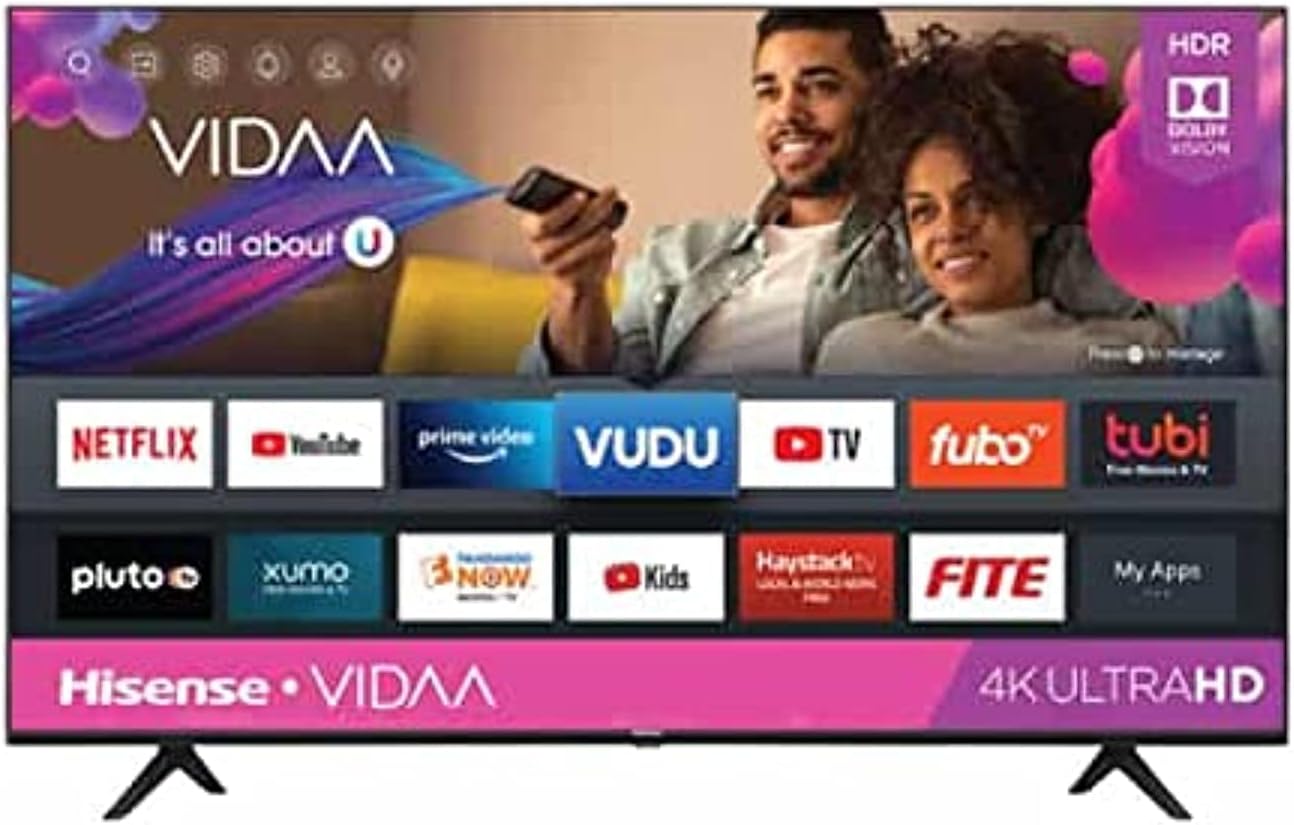 Hisense 43 Inch TV 2K FHD Smart TV With Dolby Vision HDR DTS Virtual X & WiFi - 43A4HD (2022-23)