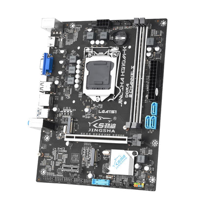 A 1151 Intel Socket A1151 CPU Processors Desktop Motherboard 2*DDR4 Up to 32GB 1*PCIE3.0 x16 Slot Home Office Gaming Motherboard 3*SATA3.0 1000mbps Fast Ethernet 2*M.2 NVME 1* M.2 NGFF