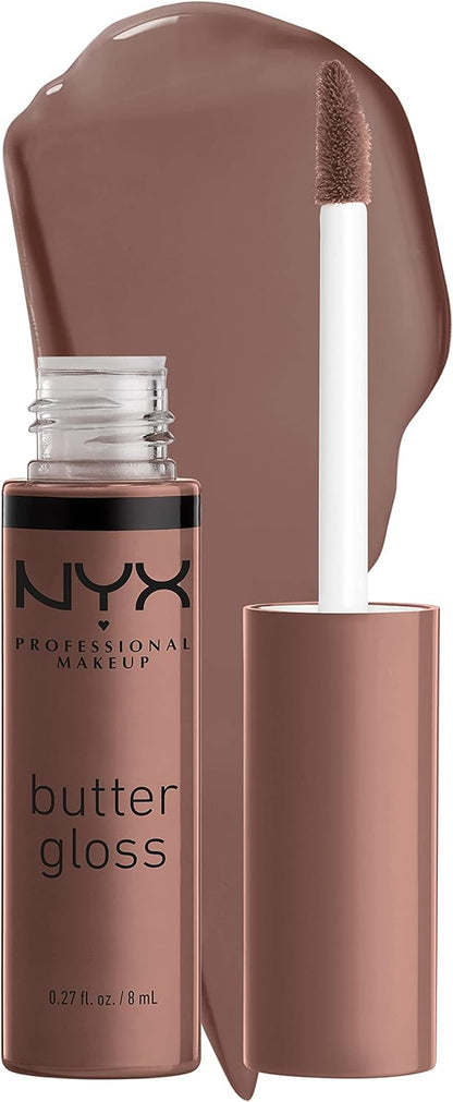 NYX PROFESSIONAL MAKEUP Butter Gloss, Strawberry Parfait, 0.27 Ounce