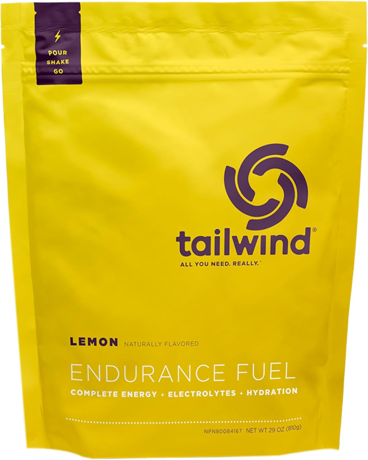 Tailwind Nutrition Endurance Fuel Berry 50 Servings, Hydration Drink Mix with Electrolytes and Calories, Non-GMO, Free of Soy, Dairy, and Gluten, Vegan Friendly