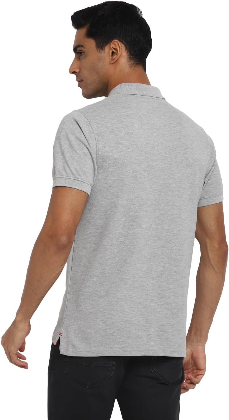 Deniklo Men's Polo Collar T-Shirt with Pocket & Logo DK 225