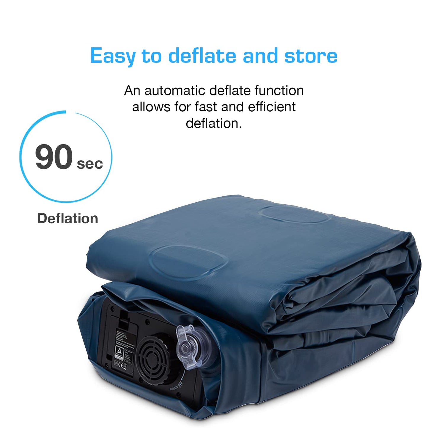 Active Era Luxury Inflatable Mattress - Elevated Air Mattress with Built-in Pump, Raised Pillow & Structured I-Beam Technology (King)