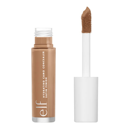 e.l.f, Hydrating Camo Concealer, Lightweight, Full Coverage, Long Lasting, Conceals, Corrects, Covers, Hydrates, Highlights, Medium Peach, Satin Finish, 25 Shades, All-Day Wear, 0.20 Fl Oz