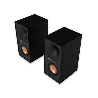 Klipsch Reference Next-Generation R-40M Horn-Loaded Bookshelf Speakers with 4” Spun-Copper Woofers for Best-in-Class Home Theater Sound in Black