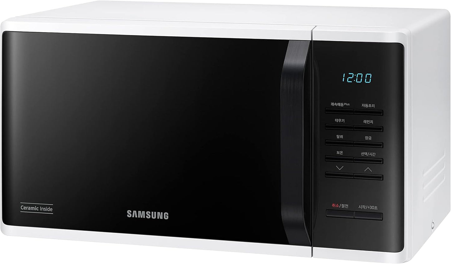 Samsung MS23K3513AW Solo Microwave, 800W, 23 Litre, White