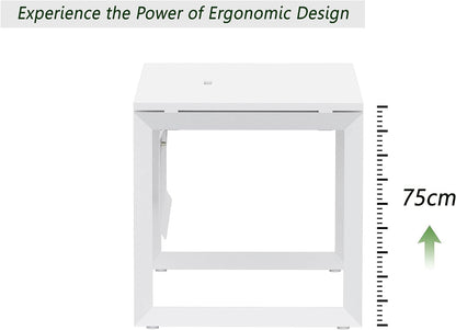 Mahmayi Vorm 136-18 White Modern Workstation Material-Melamine on MDF