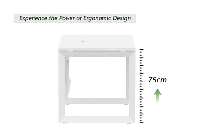 Mahmayi Vorm 136-18 White Modern Workstation Material-Melamine on MDF