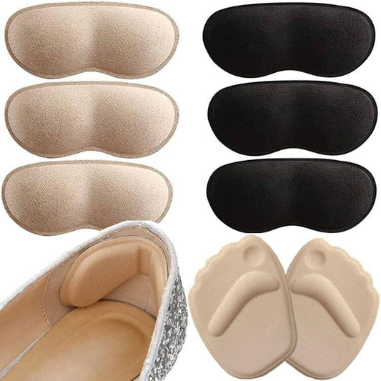 (7 Pairs) Heel Grips Liner Cushions Inserts for Loose Shoes, Heel Pads Snugs for Shoe Too Big Men Women, Filler Improved Shoe Fit and Comfort, Prevent Heel Slip and Blister (UAE)